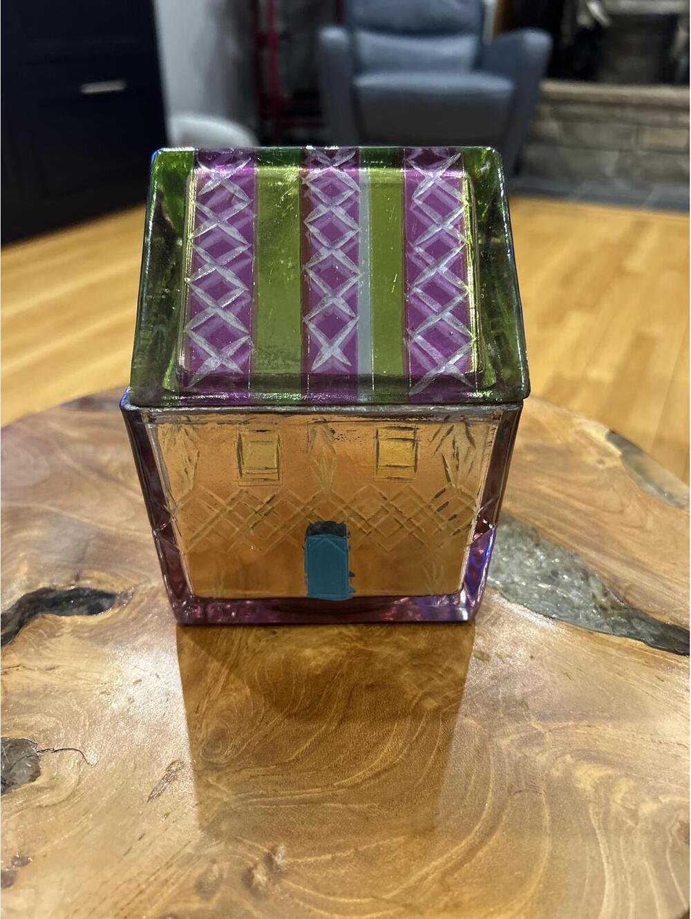 Decorative House-Shaped Candle with Lid by Anthropologie